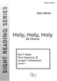Holy, Holy, Holy SA choral sheet music cover